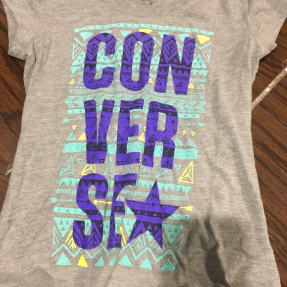 Converse shirt yellow,gray,purple,blue - Picture 2 of 3